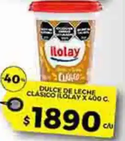 Supermercados DIA Ilolay dulce de leche clasico oferta