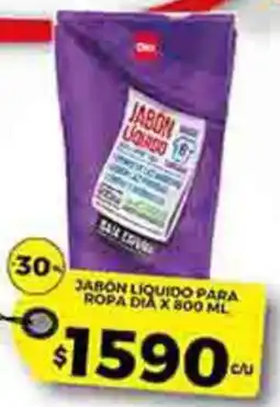 Supermercados DIA Dia jaron liquido para ropa oferta