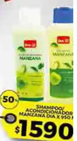 Supermercados DIA Dia shampool / acondicionador manzana oferta
