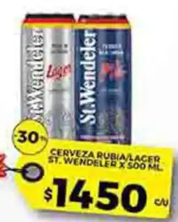 Supermercados DIA St.wendeler cerveza rubia/lacer oferta