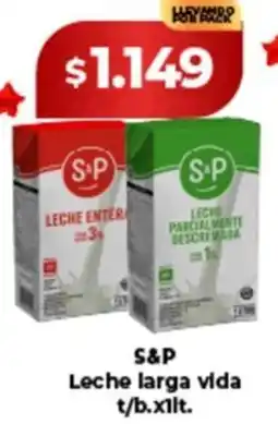 Supermayorista Vital S&P leche larga vida t/b. oferta