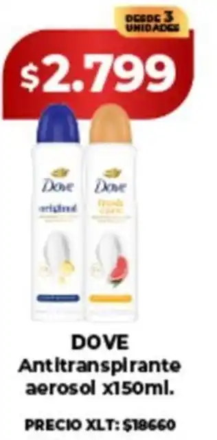 Dove antitranspirante aerosol