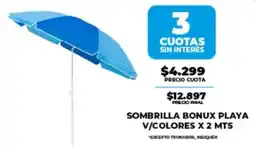 Supermayorista Vital Sombrilla bonux playa v/colores oferta