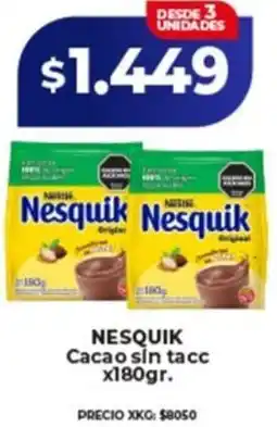 Supermayorista Vital Nesquik cacao sin tacc oferta