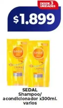 Supermayorista Vital Sedal shampoo/ acondicionador oferta