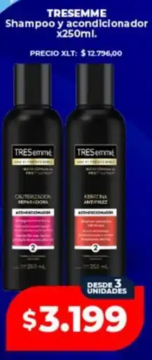 Supermayorista Vital Tresemmé shampoo y acondicionador oferta