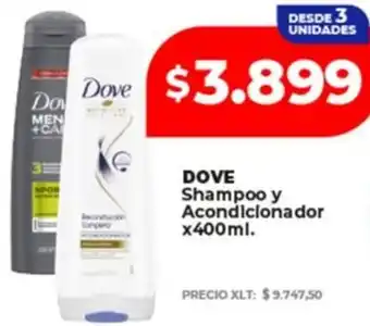 Dove shampoo y acondicionador