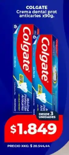 Supermayorista Vital Colgate crema dental prot anticarles oferta