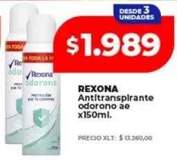 Supermayorista Vital Rexona antitranspirante odorono ae oferta