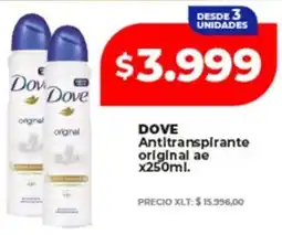 Supermayorista Vital Dove antitranspirante original ae oferta