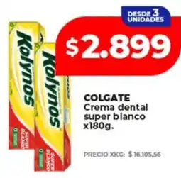Supermayorista Vital Kolynos crema dental super blanco oferta
