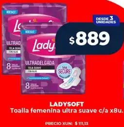 Supermayorista Vital Ladysoft toalla femenina ultra suave c/a oferta