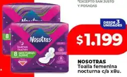 Supermayorista Vital Nosotras toalla femenina nocturna c/a oferta