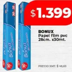 Supermayorista Vital Bonux papel film pvc oferta