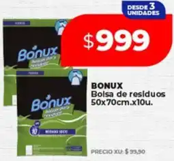Supermayorista Vital Bonux bolsa de residuos oferta