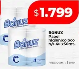 Supermayorista Vital Bonux papel higiénico bco h/s oferta
