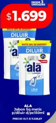 Supermayorista Vital Ala jabon liq matic p/diluir d/p oferta