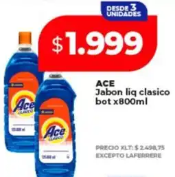 Supermayorista Vital Ace jabon liq clasico bot oferta