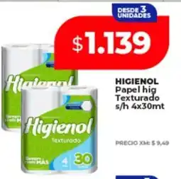 Supermayorista Vital Higienol papel hig texturado s/h oferta