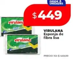 Supermayorista Vital Virulana esponja de fibra lisa oferta