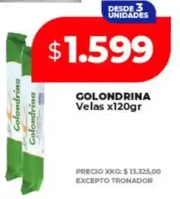 Supermayorista Vital Golondrina velas oferta