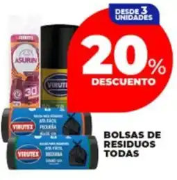 Supermayorista Vital Bolsas de residuos todas oferta
