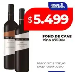 Supermayorista Vital Fond de cave vino oferta