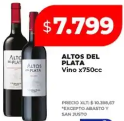 Supermayorista Vital Altos del plata vino oferta