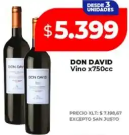 Supermayorista Vital Don david vino oferta