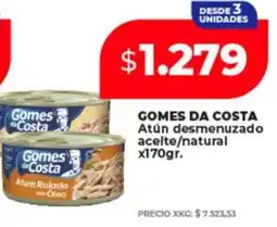 Supermayorista Vital Gomes da costa atún desmenuzado aceite/natural oferta