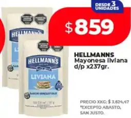 Supermayorista Vital Hellmann's mayonesa liviana d/p oferta