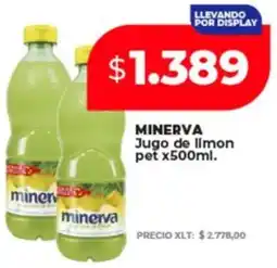 Supermayorista Vital Minerva jugo de limon pet oferta