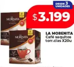 Supermayorista Vital La morenita café saquitos torr.clas oferta
