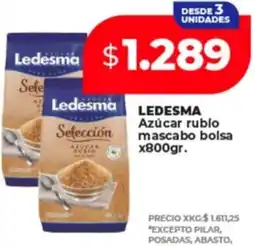 Supermayorista Vital Ledesma azúcar rublo mascabo bolsa oferta