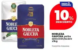Supermayorista Vital Nobleza gaucha yerba selección/suave oferta