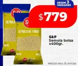 Supermayorista Vital S&P semola bolsa oferta