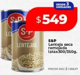 Supermayorista Vital S&P lenteja seca remojada lata oferta