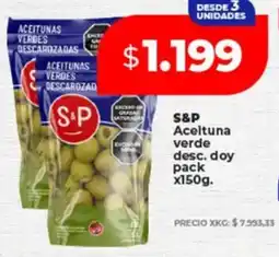 Supermayorista Vital S&P aceltuna verde desc. doy pack oferta