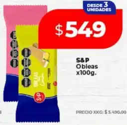 Supermayorista Vital S&P obleas oferta