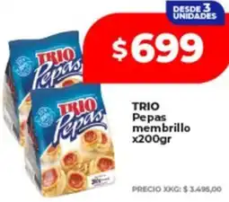 Supermayorista Vital Trio pepas membrillo oferta
