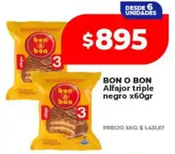 Supermayorista Vital Bon o bon alfajor triple negro oferta