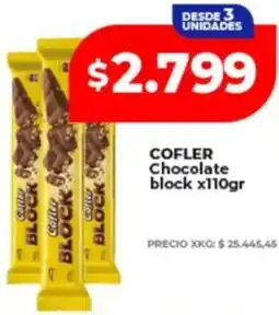 Supermayorista Vital Cofler chocolate block oferta