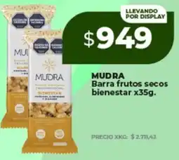 Supermayorista Vital Mudra barra frutos secos bienestar oferta