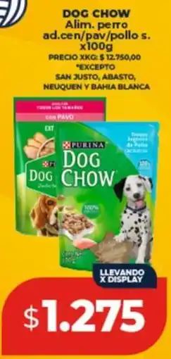 Supermayorista Vital Dog chow alim. perro ad.cen/pav/pollo s. oferta