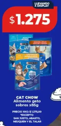 Supermayorista Vital Cat chow alimento gato sobres oferta