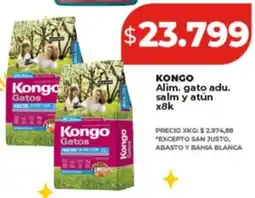 Supermayorista Vital Kongo alim. gato adu. salm y atún oferta