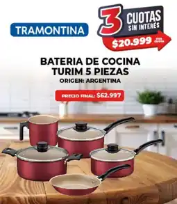 Supermayorista Vital Bateria de cocina turim oferta
