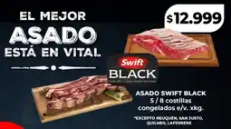 Supermayorista Vital Swift asado black 5/8 costillas congelados e/v. oferta