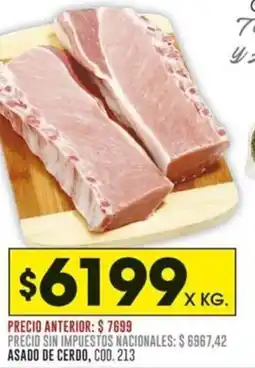 Coto Asado de cerdo oferta