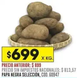 Coto Papa negra selección oferta